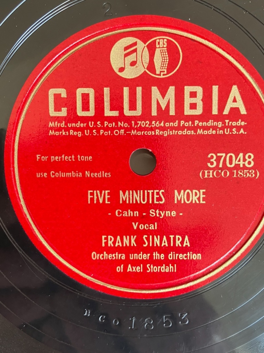 Vintage Frank Sinatra Album Colombia 78s w/ Bonus Disc - Picture 12 of 16